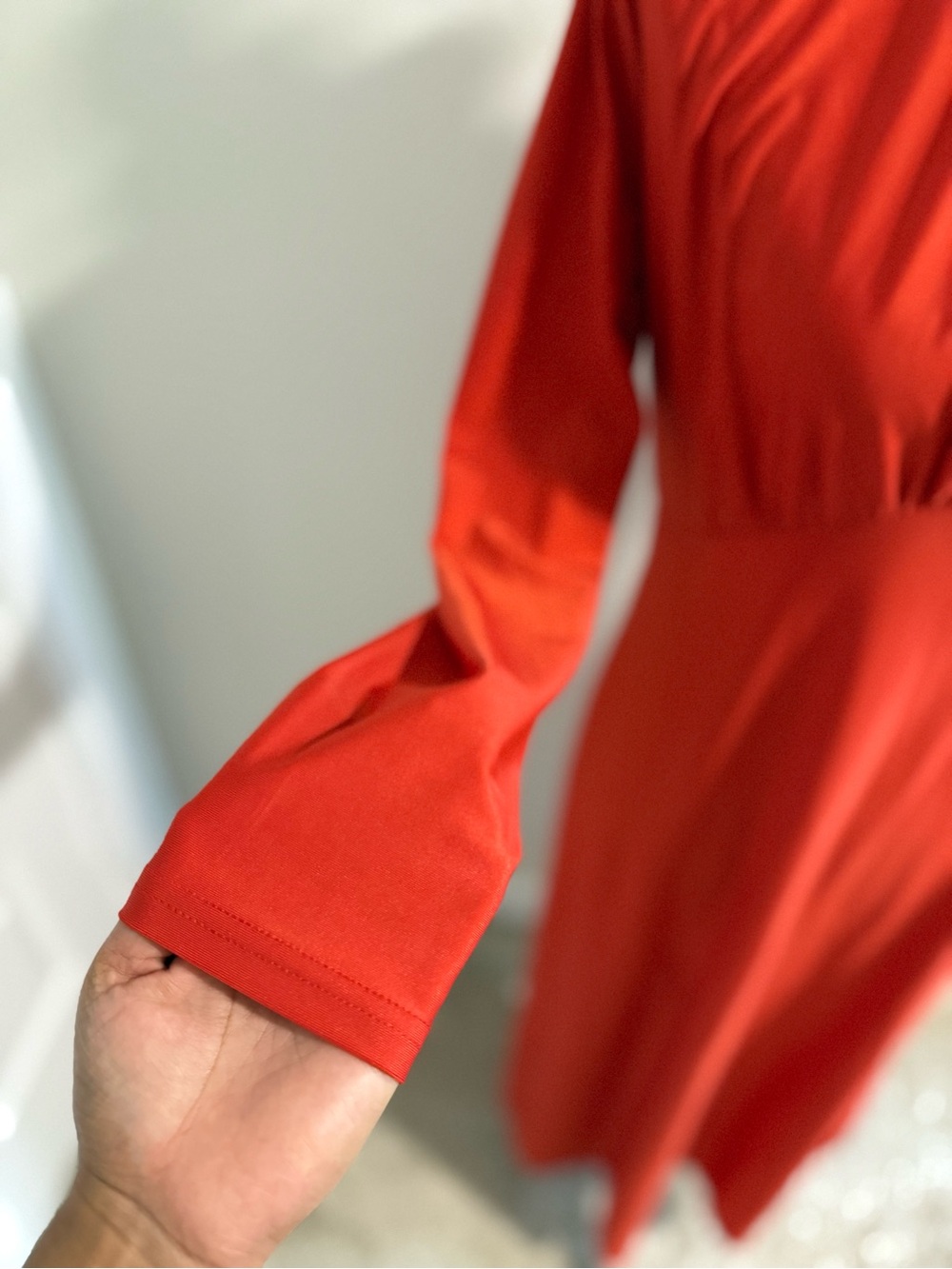 Melloday Elegant High-Neck Long Sleeve Dress NWOT - Picture 7 of 9